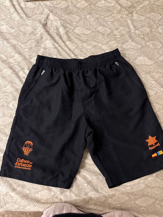 Pantalón corto Valencia Basket negro
