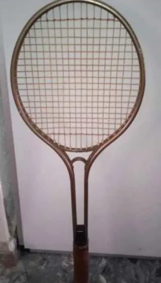 Raqueta Tenis Aluminio Años 70