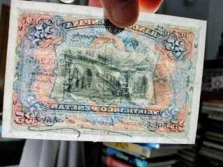 Billete 25 Pesetas Banco de España 1907