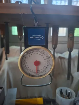 Báscula de maletas Voyager dorada