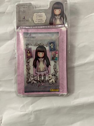 6 blisters Cromos Santoro Gorjuss + 3 Albums