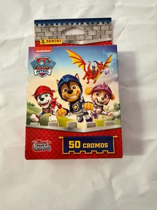 Panini Paw Patrol Rescue Cromos. 8 packs+album