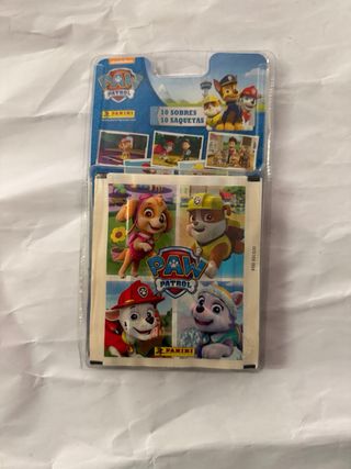 Panini Paw Patrol Rescue Cromos. 8 packs+album