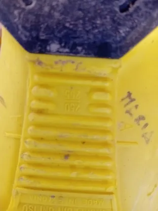 Scarponi sci bambino Head gialli