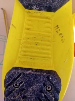 Scarponi sci bambino Head gialli