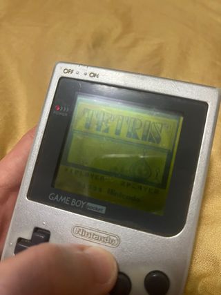 Nintendo Game Boy Pocket Plata