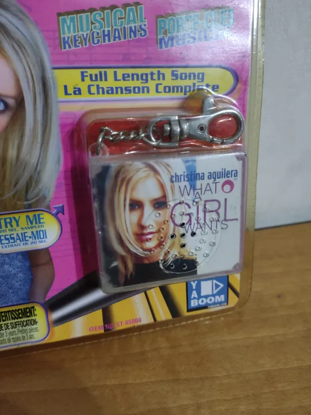 Christina Aguilera MCD Portachiavi Musicale