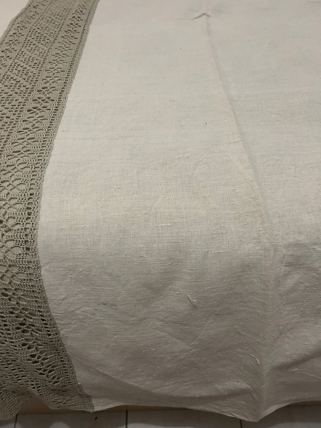 Copriletto matrimoniale fatto a mano