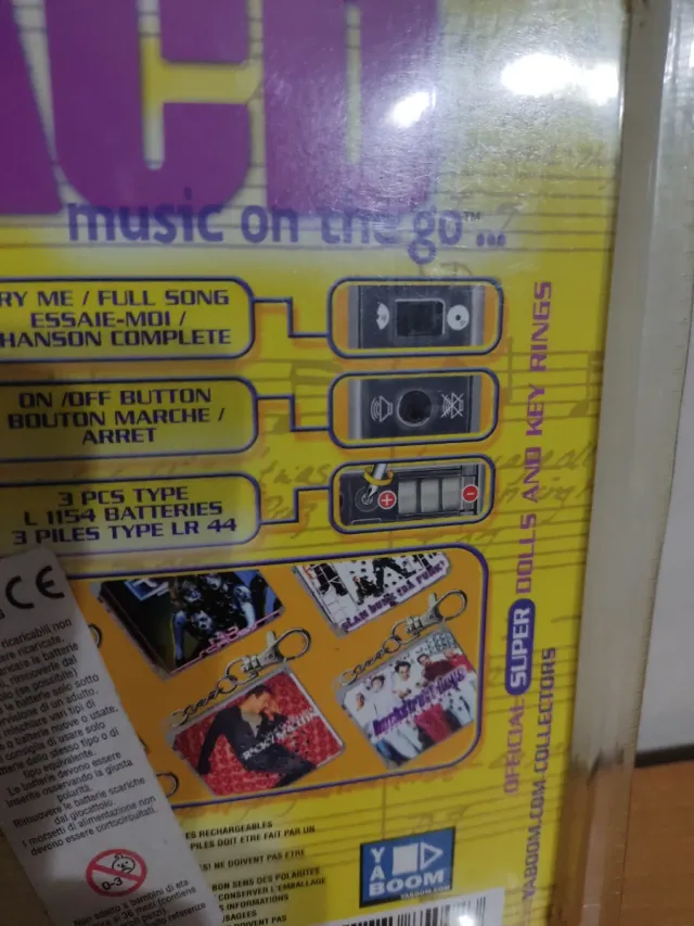 Backstreet Boys MCD Portachiavi Musicale