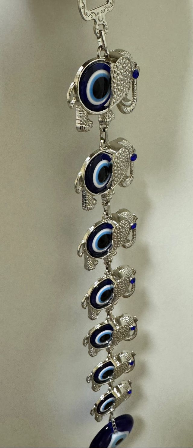 Colgante Pared Ojo Turco Elefantes