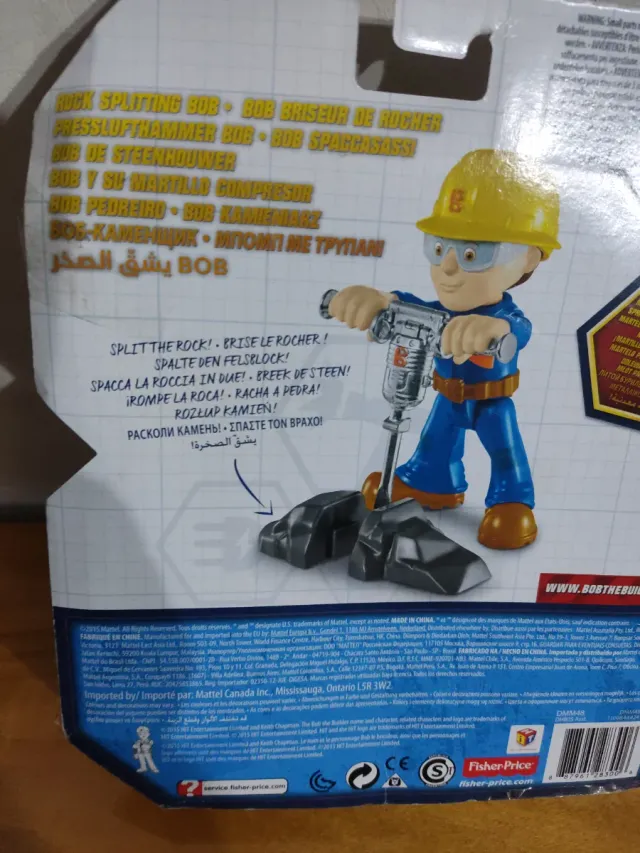 Bob The Builder Spacca Sassi Fisher Prise