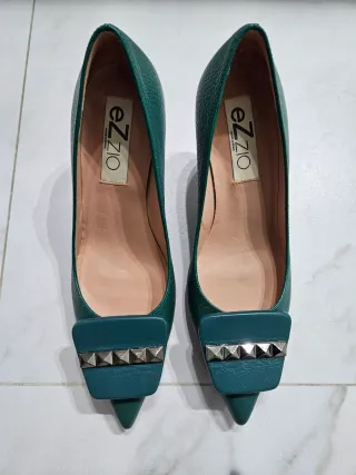 Zapatos de tacón EZ ZIO verde talla 37