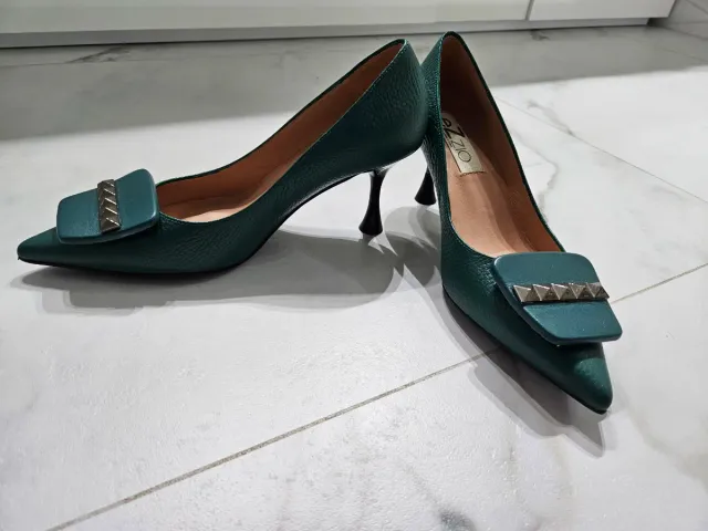 Zapatos de tacón EZ ZIO verde talla 37