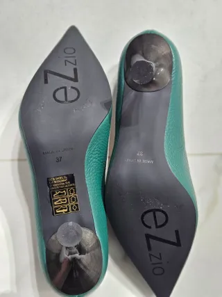 Zapatos de tacón EZ ZIO verde talla 37