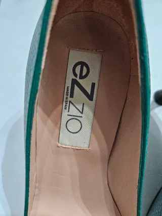 Zapatos de tacón EZ ZIO verde talla 37