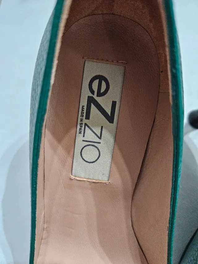 Zapatos de tacón EZ ZIO verde talla 37
