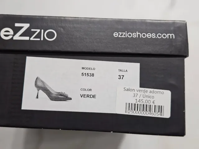 Zapatos de tacón EZ ZIO verde talla 37