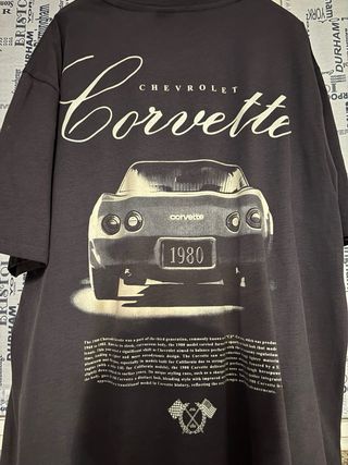 T-shirt Chevrolet Corvette Grigia XXXL