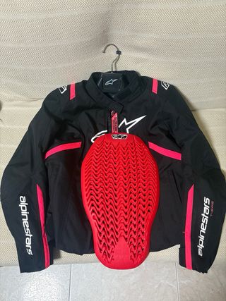 Chaqueta Alpinestars T-SPS Negra y Rosa