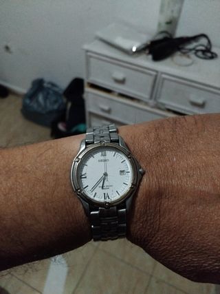Reloj Seiko Caballero Plata y Blanco