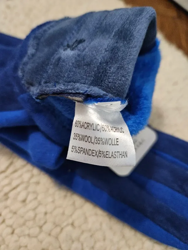 Guantes Talla L Azul con Forro Interior