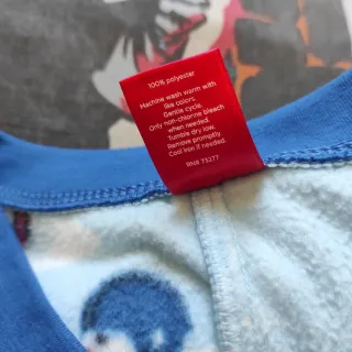 Mono pijama hombre talla M muñecos nieve