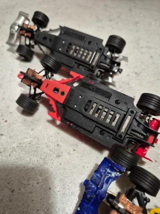 Coches F1 Scalextric Digital + coche corvette C6R