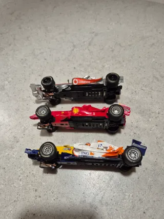 Coches F1 Scalextric Digital + coche corvette C6R