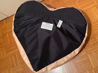 Pouf cupcake/donut rosa e bianco