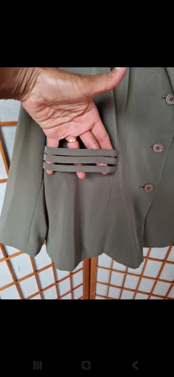 Blazer Venca Talla 54 Verde Oliva