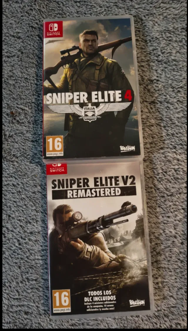 Pack Sniper Elite 4 y V2 Remastered Switch
