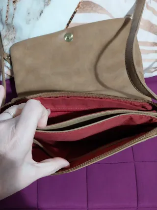 Bolso cartera Misako marrón