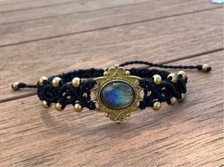 Pulsera Macramé Labradorita