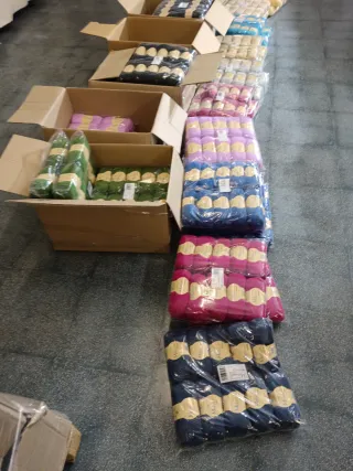 crochet manualidades hilo ovillos Melissa Acrylic