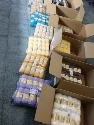 crochet manualidades hilo ovillos Melissa Acrylic