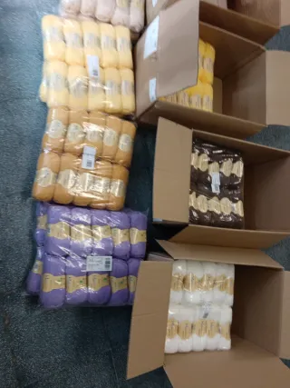 crochet manualidades hilo ovillos Melissa Acrylic