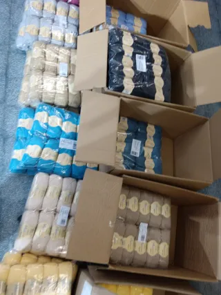 crochet manualidades hilo ovillos Melissa Acrylic