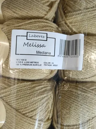 crochet manualidades hilo ovillos Melissa Acrylic