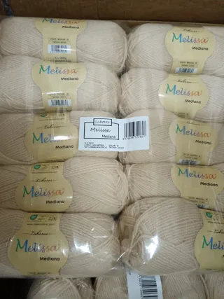 crochet manualidades hilo ovillos Melissa Acrylic