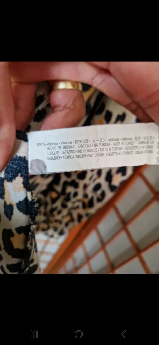 Blazer Bershka Animal Print Talla S