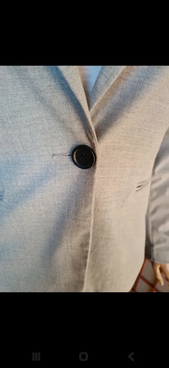 Blazer Zara Gris Talla S