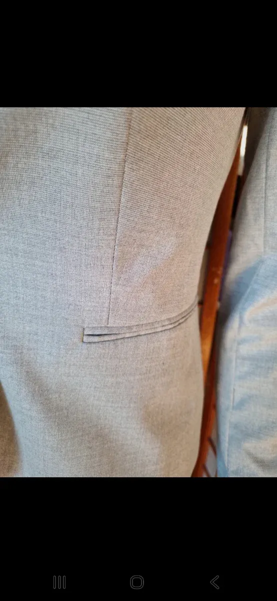 Blazer Zara Gris Talla S