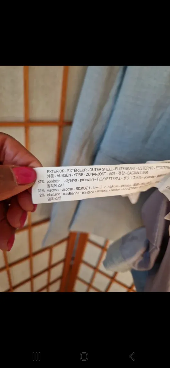 Blazer Zara Gris Talla S