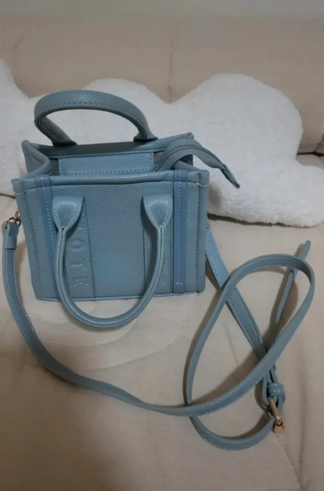 Borsa tote donna blu