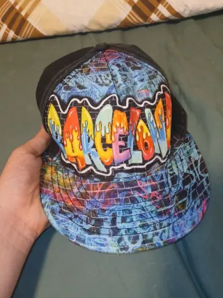 Gorra Barcelona Niño Graffiti