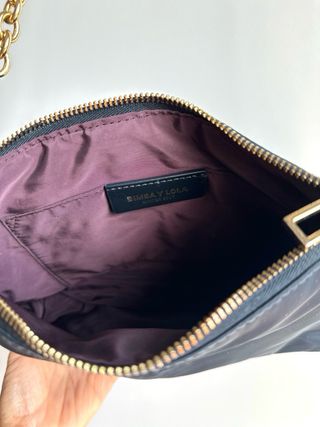 Bolso bandolera BIMBA Y LOLA azul y dorado