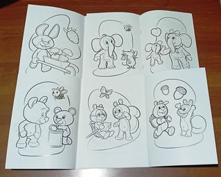 PanPiumino mini quaderni libricini da colorare