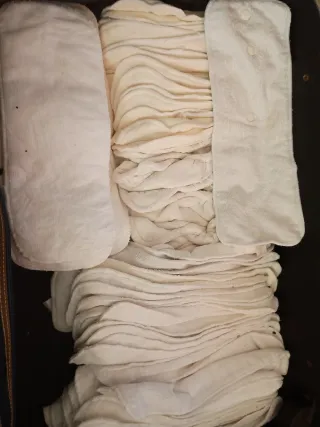 Conjunto de fraldas reutilizáveis