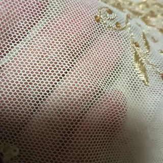 Pico de manteleta fallera dorado