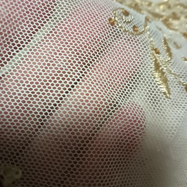 Pico de manteleta fallera dorado